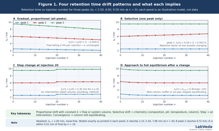 Drifting HPLC Retention Times: Causes, Diagnosis and Fixes