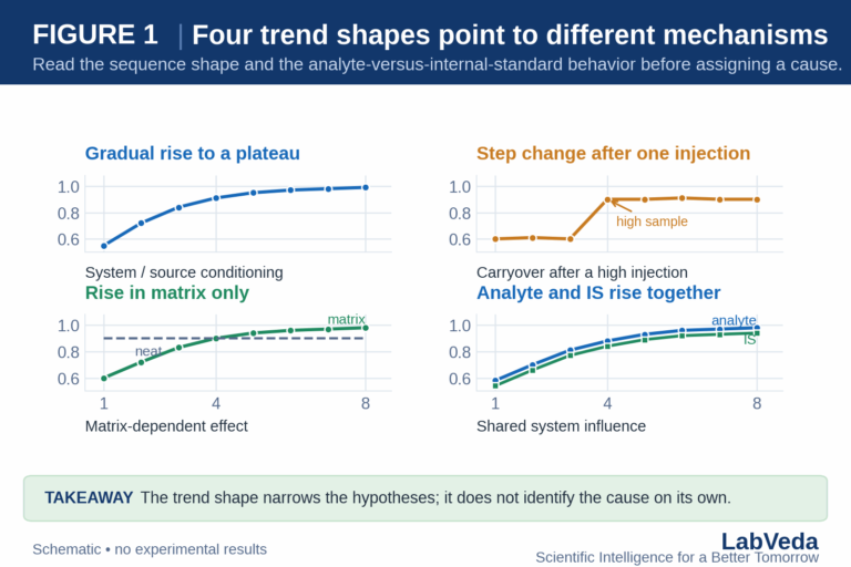 Why Are My LC-MS Peak Areas Increasing Across a Sequence? Causes, Diagnosis and Corrective Actions